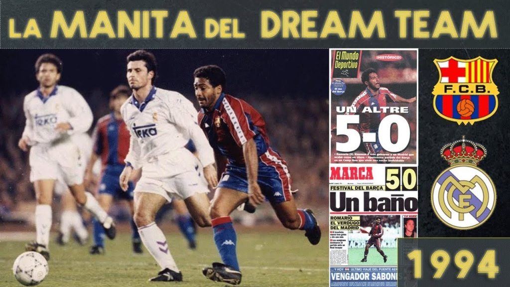 Trận đấu Barca dẫn trước Real 5-0 vào năm 1994